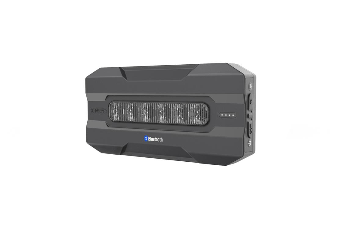 BLITZLICHT GOLD/BLAUE LEUCHTE AUF BATTERIE 6 LED